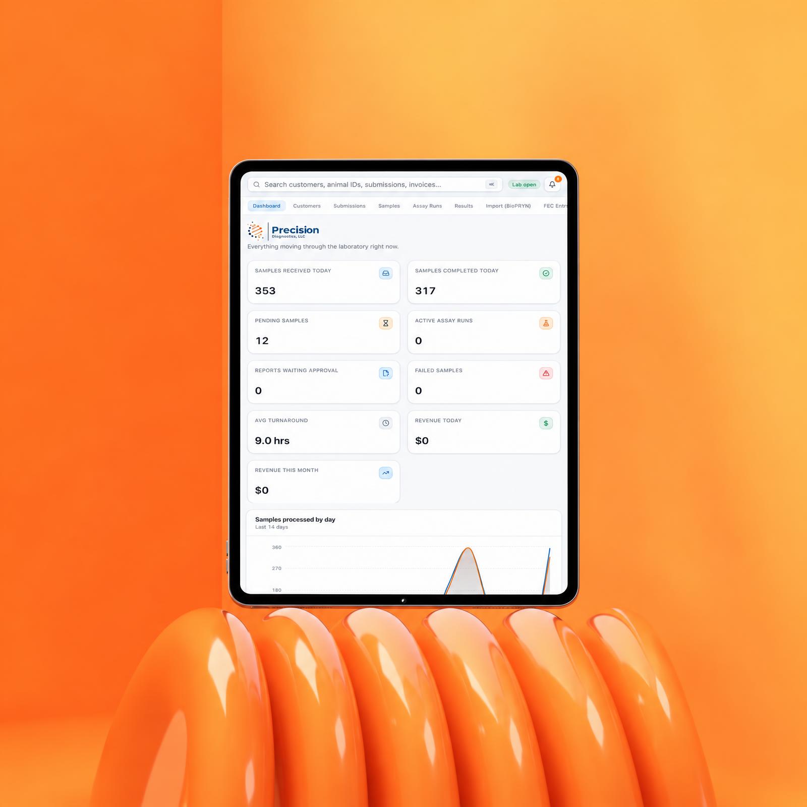 Precision Diagnostics project by Solve + Create