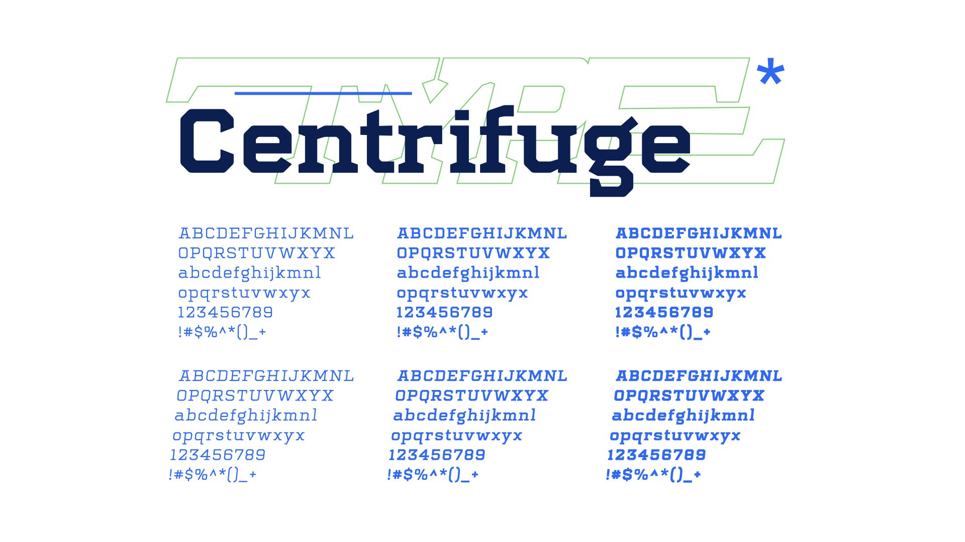 St. Mary’s school branding exercise — Centrifuge type specimens