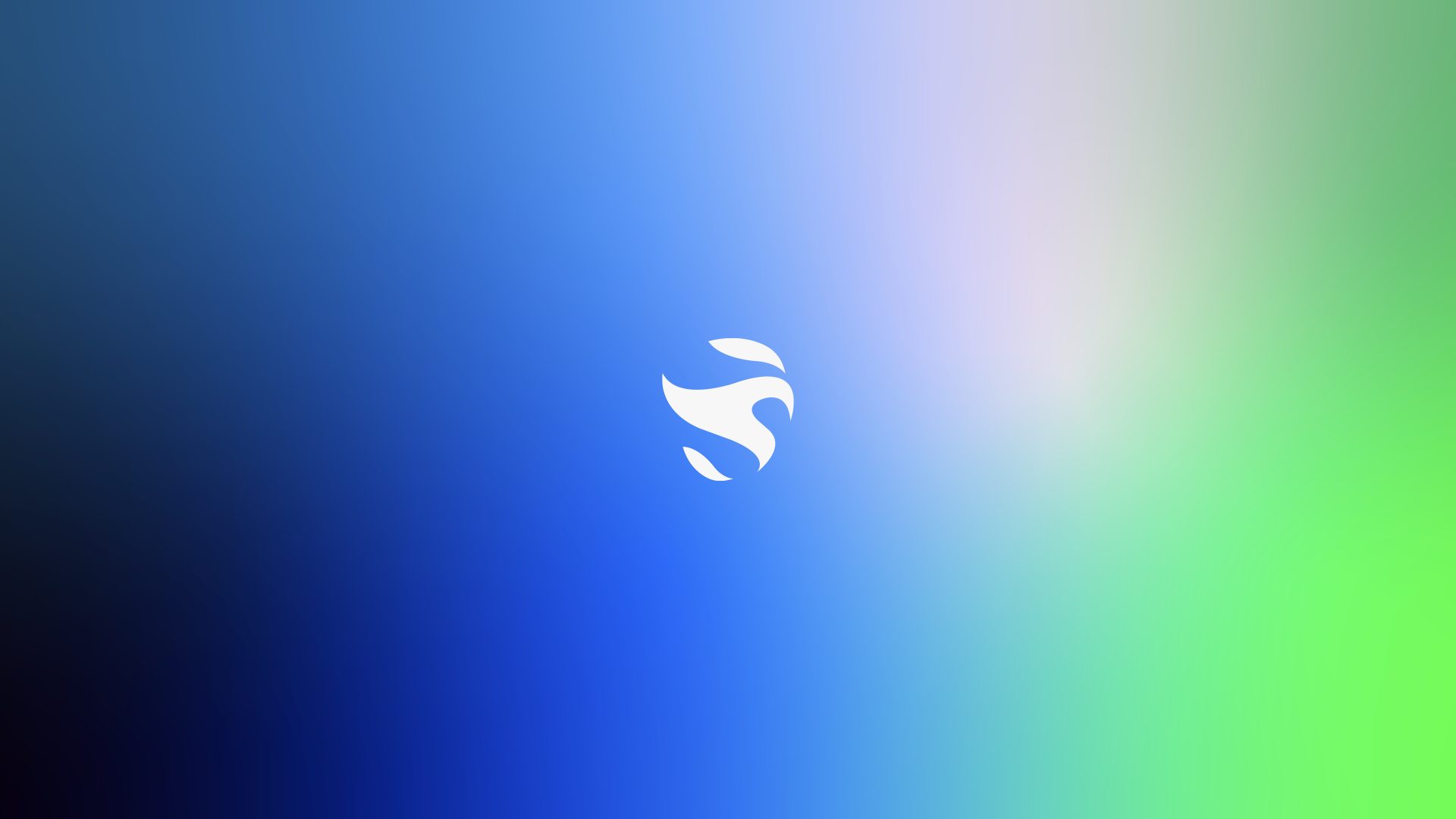 St. Mary’s school branding exercise — Green flame monogram on a branded gradient