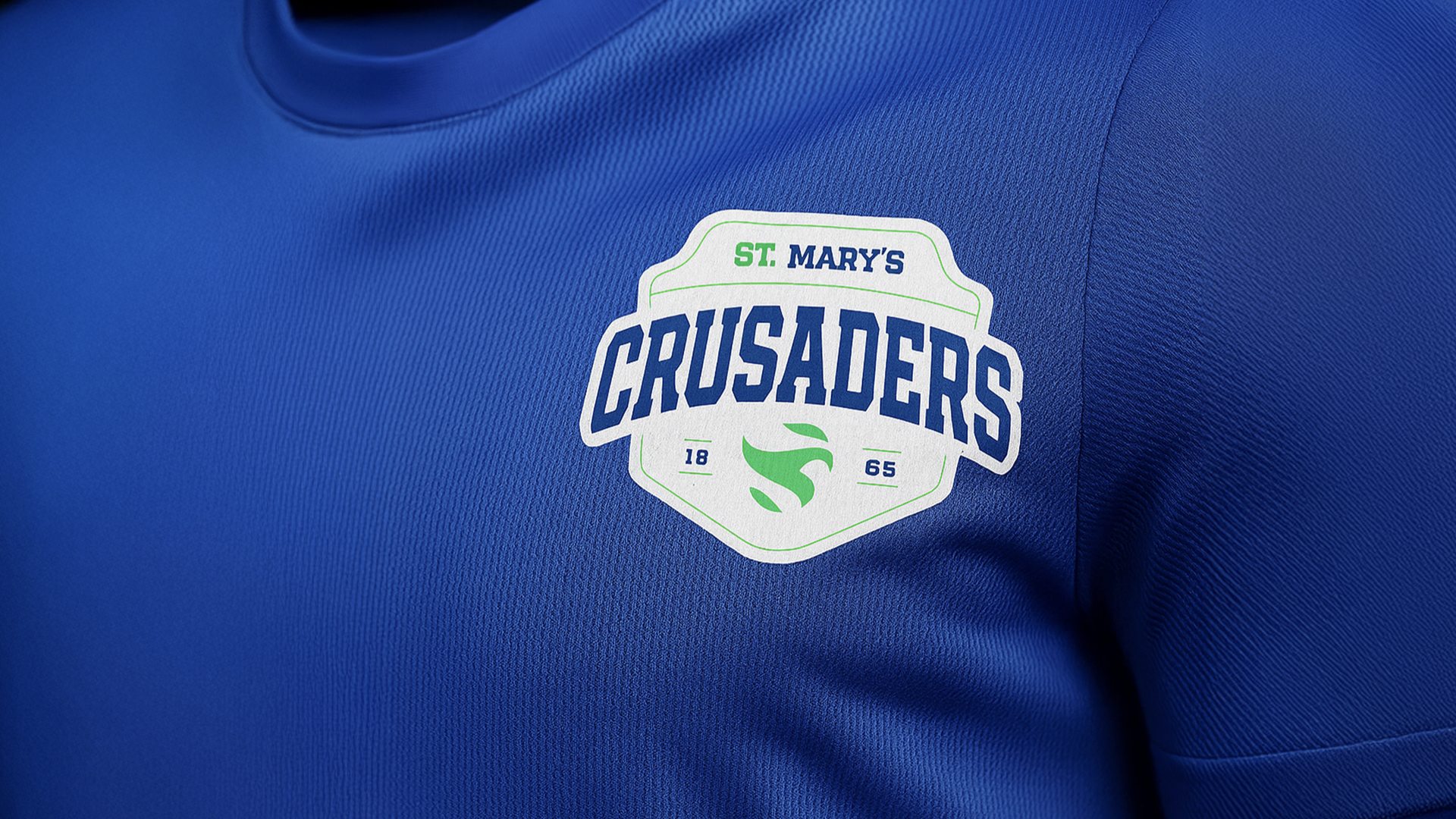 St. Mary’s school branding exercise — Crusaders basketball apparel concept