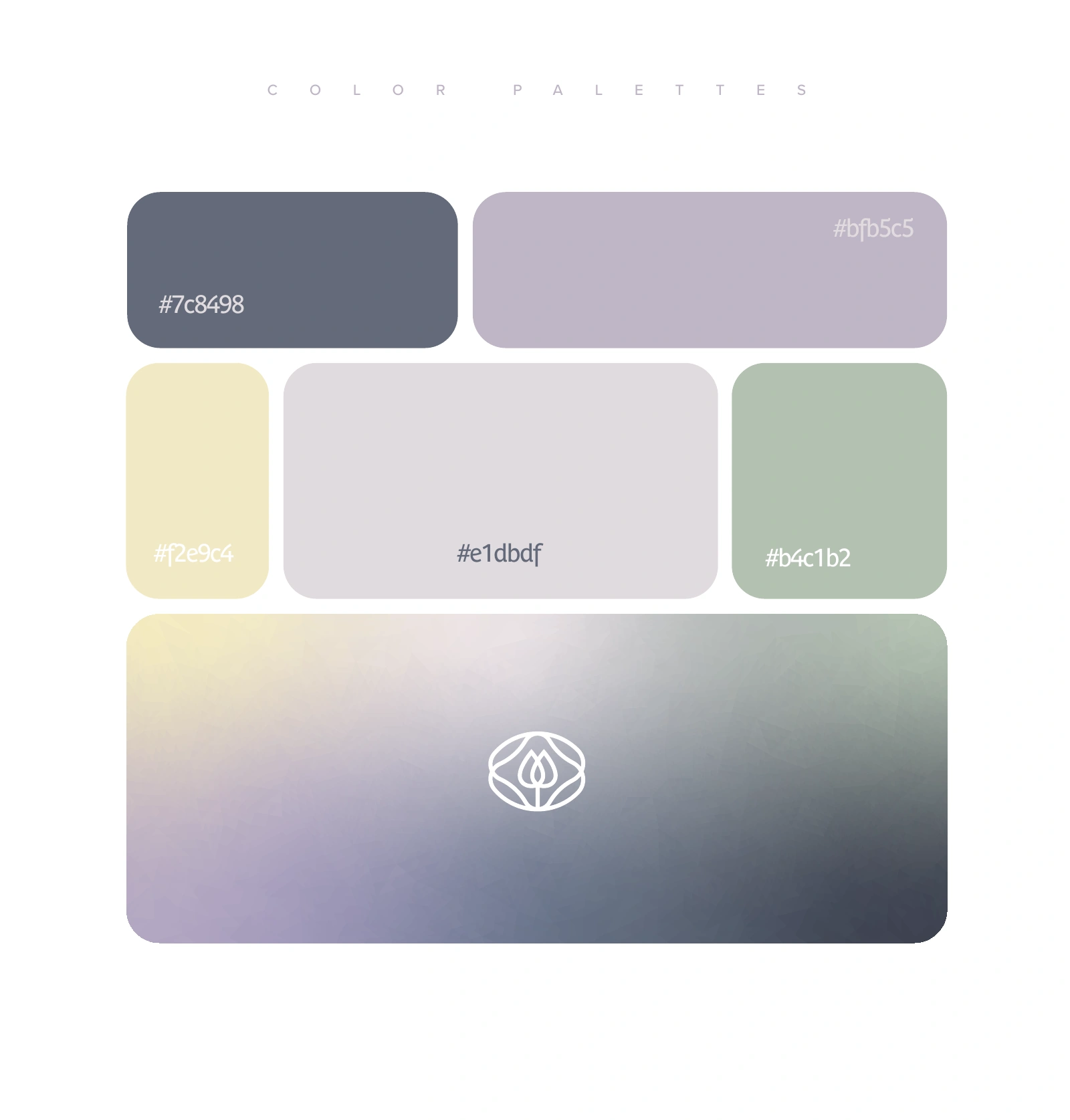 Pure Integrative Health brand guide — color palette and gradient application