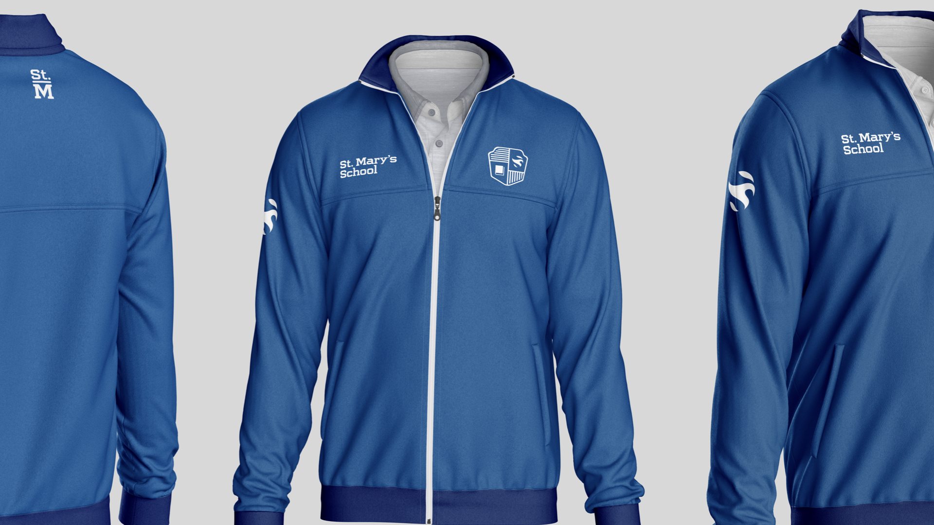 St. Mary’s school branding exercise — School jacket concepts
