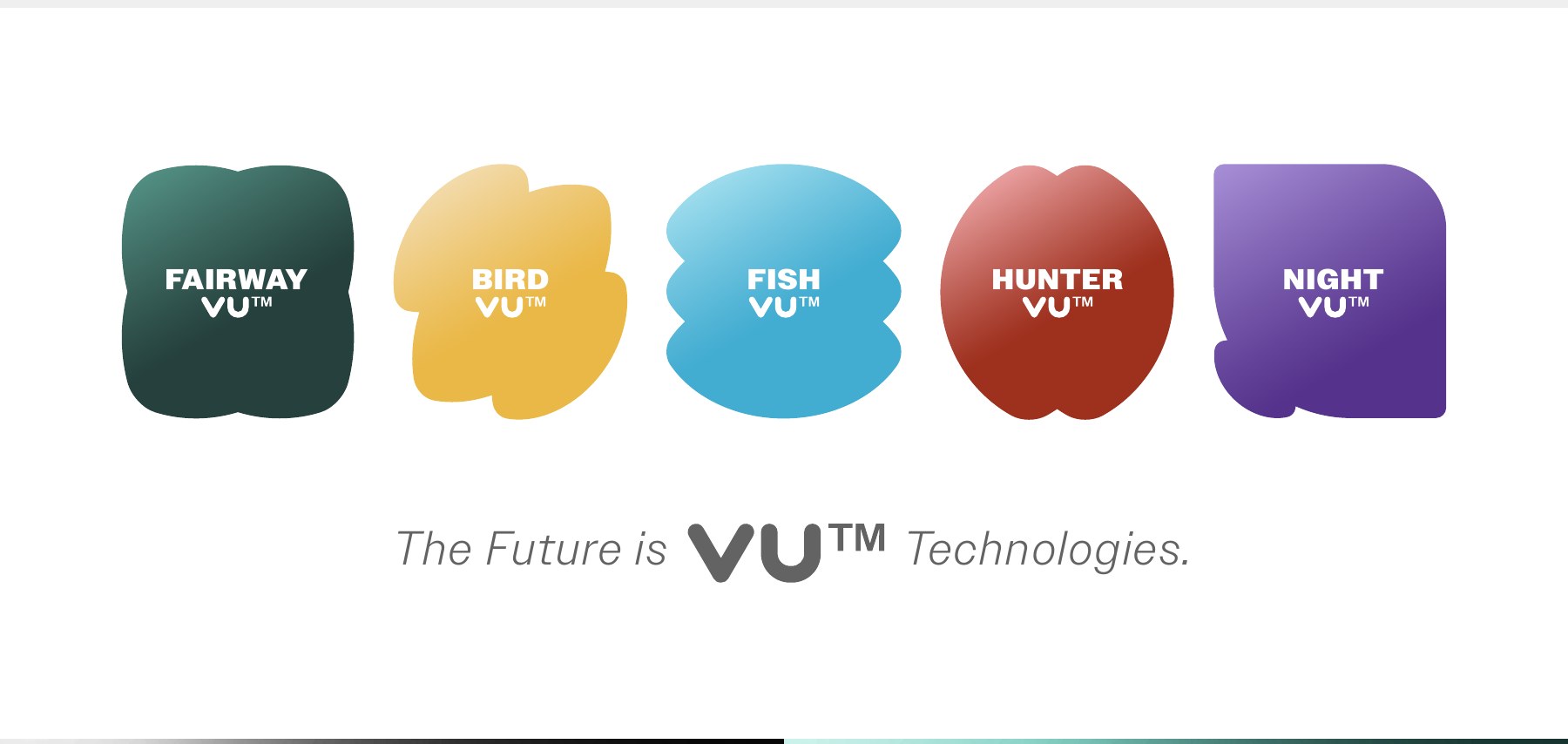 RLVNT VU Technologies — five color-coded product marks